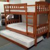 maryl single bunk with pull out trundle wood