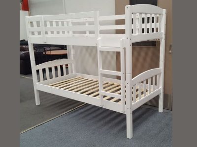 maryl single up single down bunk white