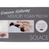 solace memory foam pillow classic